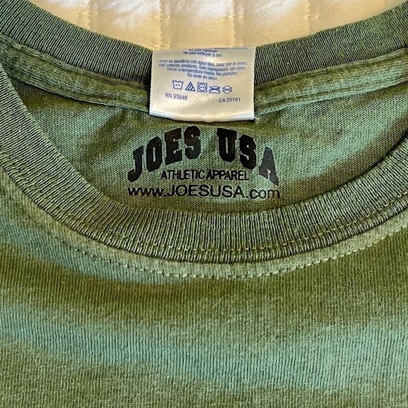 Joes USA Army Green Short Sleeve T-Shirt Size Small - Picture 3 of 10
